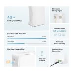 Mercusys MB230-4G 4G+ Cat6 AC1200 Wireless Dual Band Gigabit Router - Image 3