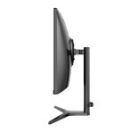 piXL CM27C7 27 Inch Curved Monitor, 165Hz, 1ms, Frameless, Freesync / G-Sync, Full HD, HDMI, Display Port, USB, Black with RGB Lighting, VESA Mount, Height Adjustable - Image 6