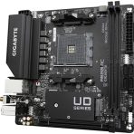 Gigabyte A520I AC Ultra Durable AMD AM4 Socket Motherboard, Mini-ITX, 2x DDR4 Slots, 1x M.2 Socket, GbE LAN, Wi-Fi 5, 1x Display Port 1.4 / 2x HDMI Ports - Image 2