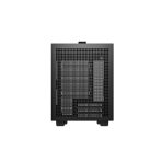DeepCool CH160 Ultra-Portable Gaming Case Black Micro Tower with Tempered Glass Side Window Panel, Advanced Cooling, USB 3.0/USB-C Ports, Pre-Installed Fans, Mini-ITX - Image 4