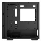 DeepCool CH360 Digital Gaming Case Black Mid Tower with Tempered Glass Side Window Panel, Advanced Cooling, USB 3.0/USB-C Ports, Pre-Installed Fans, Micro ATX/Mini-ITX - Image 6