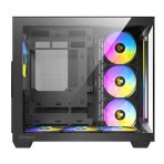 ANTEC Constellation C5 Black ARGB Case, 270 Full-view tempered glass, Dual Chamber, Support back-connect motherboards, 7 x ARGB PWM fans with built-in fan controller, ATX, Micro-ATX, ITX - Image 5