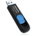 Adata UV128 64GB USB 3.2 Gen 1 Flash Drive, Capless Design, Black/Blue - Image 3