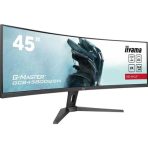iiyama G-Master Red Eagle 44.5 Inch DQHD UltraWide Curved Gaming Monitor, VA, 165Hz, 0.8ms, Freesync, HDMI, Displayport, USB-C Hub, KVM Switch, Dock, Speakers, Height Adjust, VESA - Image 2