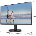 AOC 24B3HA2 23.8 Inch Full HD IPS Monitor, WLED, VGA, HDMI, Speakers, VESA, 100Hz, 1ms, Speakers, Internal PSU - Image 8