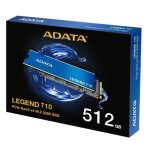 Adata Legend 710 (ALEG-710-512GCS) 512GB NVMe SSD, M.2 Interface, PCIe Gen3, 2280, Read 2400MB/s, Write 1600MB/s, Heatsink, 3 Year Warranty - Image 3