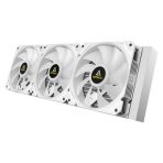 ANTEC Symphony 360 AiO Liquid CPU Cooler, Universal Socket, White, 360mm Radiator, PWM 1600RPM Cooling Fans, Addressable RGB LED Lighting with Chromatic ARGB Lighting Pump Head - Image 5