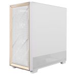 Antec FLUX Mid Tower PC Case - Tempered Glass, White/Wood, 5 PWM Fans, USB-C, E-ATX/ATX/mATX/ITX Compatibility - Image 5