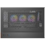 Antec CX800 Wood ARGB Mid-Tower PC Case with 3-Sided Tempered Glass Panoramic View, 9 Fan Positions, USB-C & USB-A - Image 3