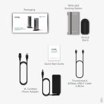 Plugable TBT4-UDZ ThunderBolt 4 Quad Monitor 100W USB-C PD 2.5GbE Docking Station - Image 9