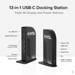 Plugable UD-ULTC4K Triple Monitor 4K 96W USB-C PD DisplayLink Certified Docking Station - Image 2