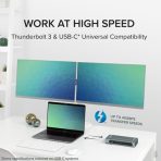 Plugable TBT3-UDZ ThunderBolt and USB-C Dual Monitor 96W USB-C PD Docking Station - Image 7