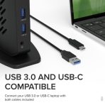 Plugable UD-6950Z Universal Dual Monitor 4K USB-A/USB-C DisplayLink Certified Docking Station - Image 4