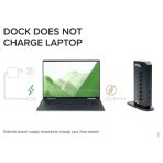 Plugable UD-6950Z Universal Dual Monitor 4K USB-A/USB-C DisplayLink Certified Docking Station - Image 5