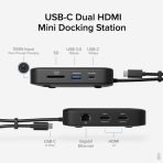 Plugable USBC-6950PDZ USB-C Dual HDMI 100W USB-C PD Docking Station - Image 2
