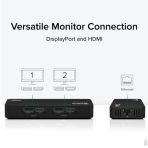 Plugable USBC-6950UE USB-A/USB-C Dual HDMI/DisplayPort Ethernet DisplayLink Certified Docking Station - Image 3