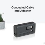 Plugable USBC-6950UE USB-A/USB-C Dual HDMI/DisplayPort Ethernet DisplayLink Certified Docking Station - Image 5