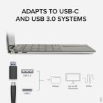 Plugable USBC-6950U USB-A/USB-C Dual HDMI/DisplayPort DisplayLink Certified Docking Station - Image 4
