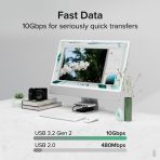 Plugable AD-6IN1 6 in 1 iMac 24-Inch Compatible USB-C Hub - Image 4