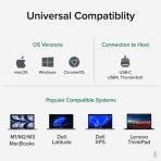 Plugable USBC-E2500PD USB-C to 2.5GbE Gigabit Ethernet Adapter with USB-C PD Charging - Image 5