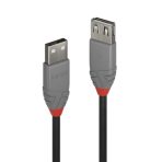 Lindy 36701 0.5m USB-A (M) 2.0 To USB-A (F) 2.0 Anthra Line 480Mbps Extension Cable - Black - Image 4