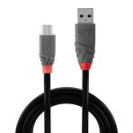 Lindy 36730 0.2m USB 2.0 Type A to Micro-B Cable, Anthra Line - Image 2