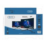 piXL CM27GF6D 27 Inch Curved Frameless Monitor, 165Hz, 6ms Response Time, HDR, Frameless, 1920x1080 Full HD, HDMIx2, Display Port, Black, VESA Mount - Image 6