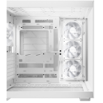 be-quiet! Light Base 600 LX, White, Midi-Tower ATX Case, Massive ARGB LED Strip, Full Windowed Design, 4x Light Wings LX 120mm PWM fans included - Image 3