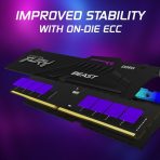 Kingston FURY Beast KF560C36BBE2AK2-32 RGB 32GB (2x16GB) System Memory, DDR5, 6000MHz, Black, 288 Pin, 1.35v, CL36, AMD EXPO Certified - Image 3