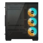 Gigabyte C500 Panoramic Stealth RGB Gaming PC Case, Tempered Glass, Optimized Airflow, ATX/Micro-ATX, Support for Liquid Cooling, Stealth Motherboard Compatible - Image 4