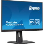 iiyama PROLITE XUB2493HS-B6 24 inch IPS Monitor, Full HD, 0.5ms, HDMI, DisplayPort, Freesync, 100Hz, Speakers, Black, Internal PSU, VESA, Height Adjustable, Pivot - Image 7