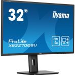 iiyama PROLITE XB3270QSU-B1 32 inch IPS Monitor, WQHD, 3ms, HDMI, DisplayPort, USB Hub, Freesync, 100Hz, Speakers, Black, Internal PSU, Height Adjustable, VESA - Image 9