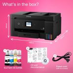 Epson Ecotank ET-15000 C11CH96401CA Printer,Colour, Wireless, A3, All-in-One inc Fax, Network, ADF, 6.8cm Touchscreen Panel - Image 4