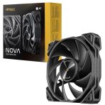 Antec NOVA 120 PWM Fan - High-Performance Cooling with Fluid Dynamic Bearing, Precise Three-Phase Speed Control, Industrial-Grade Metal Construction, and Dustproof Design - Image 2