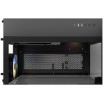 Antec CX600M Trio ARGB Mini Tower Gaming Case, Black, Tempered Glass Panels, Dual Chamber Design, Vertical Cooling, Pre-Installed ARGB Fans, Water Cooling Support, - Image 6