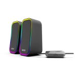 Marvo Scorpion SG-285 Havoc 20 USB Powered Stereo RGB 6W Gaming Speakers (Black) - Image 5