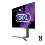 piXL CM27G7 27 Inch Frameless QHD IPS Monitor, 100Hz, 1ms, Freesync, G-Sync, HDMI, Display Port, USB, Black with RGB Lighting, VESA Mount, Height Adjustable, 3Year Warranty - Image 2