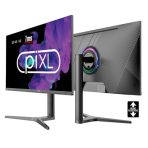 piXL CM27G7 27 Inch Frameless QHD IPS Monitor, 100Hz, 1ms, Freesync, G-Sync, HDMI, Display Port, USB, Black with RGB Lighting, VESA Mount, Height Adjustable, 3Year Warranty - Image 3