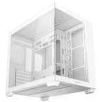 DeepCool CG530 Dual-Chamber Computer Case, Tempered Glass Panels, Advanced Cooling Support, Exceptional Cable Management, White - Image 3