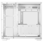 DeepCool CG530 Dual-Chamber Computer Case, Tempered Glass Panels, Advanced Cooling Support, Exceptional Cable Management, White - Image 7