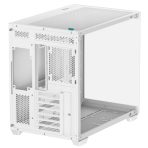 DeepCool CG530 Dual-Chamber Computer Case, Tempered Glass Panels, Advanced Cooling Support, Exceptional Cable Management, White - Image 8