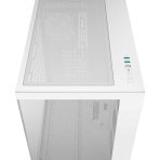 DeepCool CG530 Dual-Chamber Computer Case, Tempered Glass Panels, Advanced Cooling Support, Exceptional Cable Management, White - Image 9