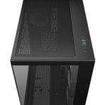 DeepCool CG530 4F Mid-Tower Case with Tempered Glass Panels, 4 Pre-Installed ARGB Fans, and Optimal Airflow Support, Black - Image 9