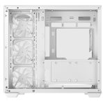 DeepCool CG530 4F Mid-Tower Case with Tempered Glass Panels, 4 Pre-Installed ARGB Fans, and Optimal Airflow Support, White - Image 7