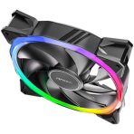 Antec Fusion T3 140mm ARGB PWM Case Fan - Hydraulic Bearing, 600-1500 RPM, Black - Image 4