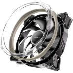 Antec Fusion T3 140mm ARGB PWM Case Fan - Hydraulic Bearing, 600-1500 RPM, Black - Image 3