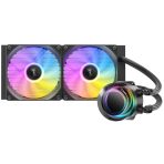 Antec Vortex Lum 240 ARGB CPU Liquid Cooler - Intel & AMD Compatible, 2 x 120mm ARGB Fans, Suspended Spiral Pump Head, Enhanced Cooling Performance - Image 8