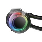 Antec Vortex Lum 240 ARGB CPU Liquid Cooler - Intel & AMD Compatible, 2 x 120mm ARGB Fans, Suspended Spiral Pump Head, Enhanced Cooling Performance - Image 3