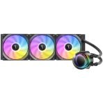 Antec Vortex Lum 360 ARGB CPU Liquid Cooler - Intel & AMD Compatible, 3 x 120mm ARGB Fans, Suspended Spiral Pump Head, Enhanced Cooling Performance - Image 2