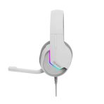 Marvo Scorpion H8618 Tactic 40 USB 2.0 Wired Gaming RGB Headset (White) - Image 2
